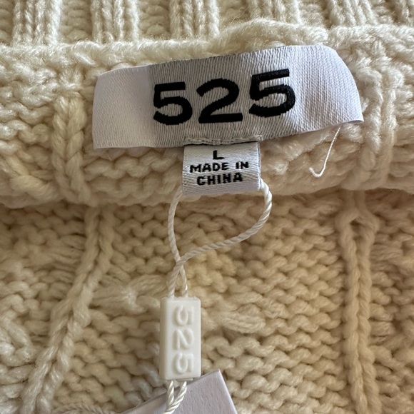 525 America White Knit Cropped Camisole - Picture 5 of 5